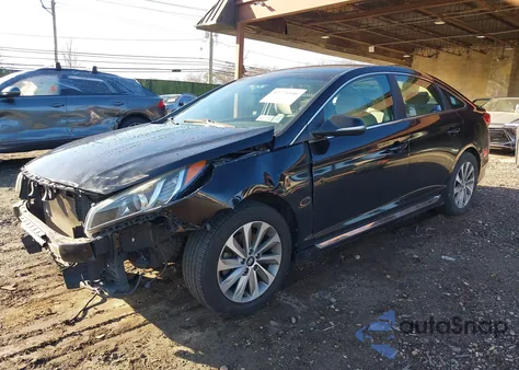 2016 Hyundai Sonata Sport z USA, uszkodzony, nr VIN 5NPE34AF9GH320938